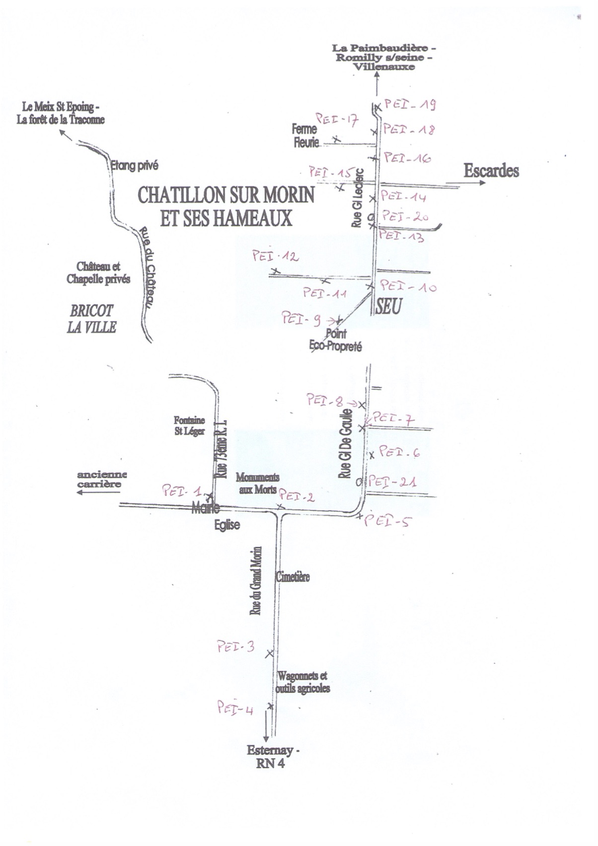 Plan réseau incendie